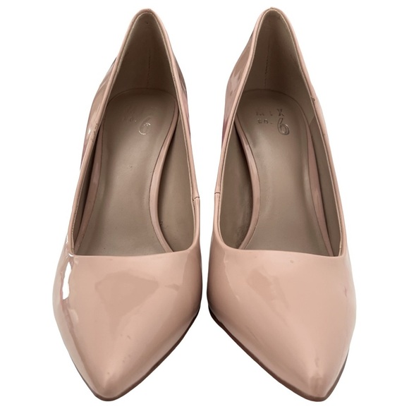 MIX NO. 6 • Nude Stiletto Pointed Toe Pump Heels - Picture 8 of 13